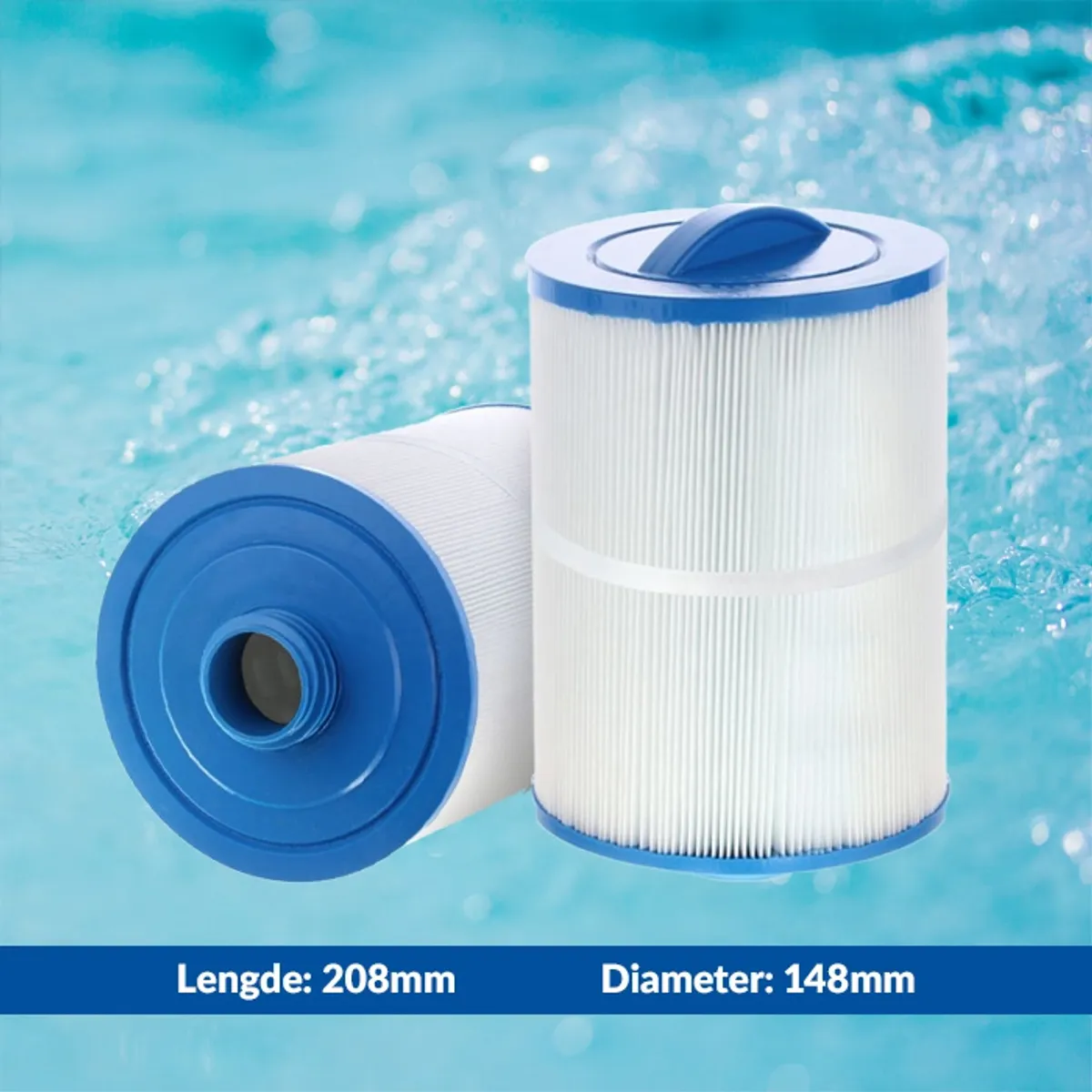 Spa filter 50 sq. ft. grovgjenget, vaskbart