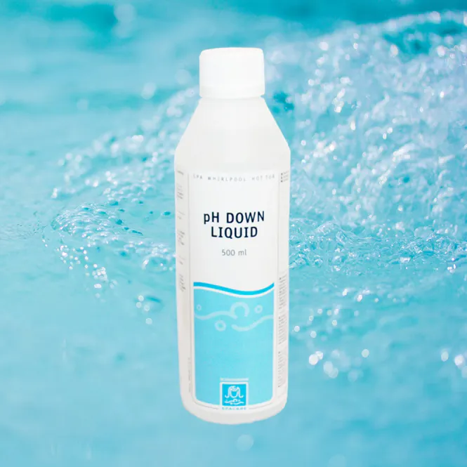 Hovedbilde Scandinavian SpaCare pH Down liquid 500ml.