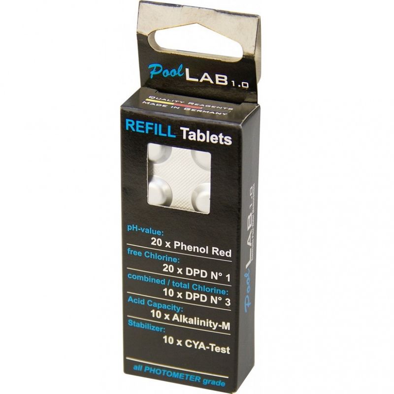Refill sett til Pool Lab og Scuba II
