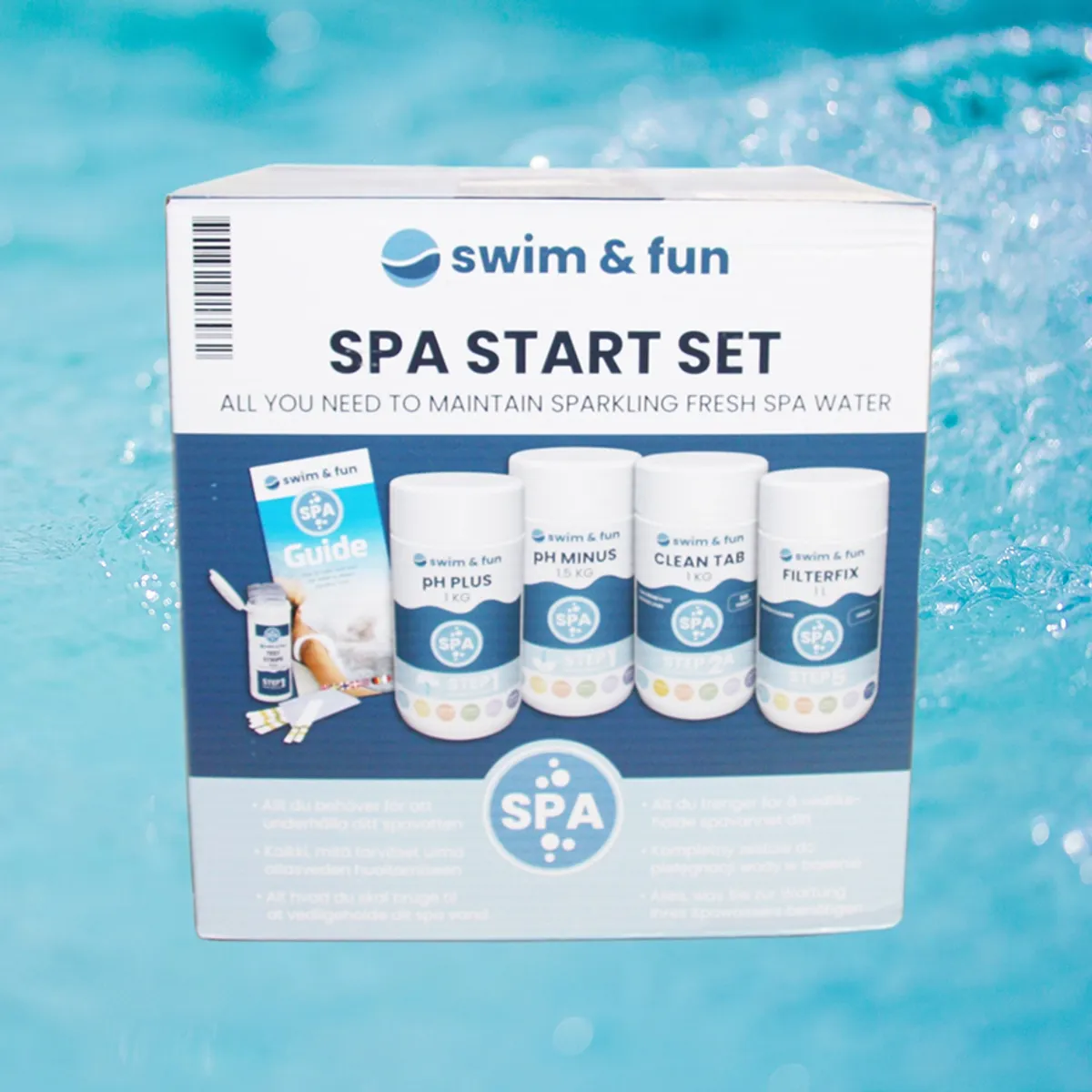 S&F Spa Startsett (5 deler + guide)