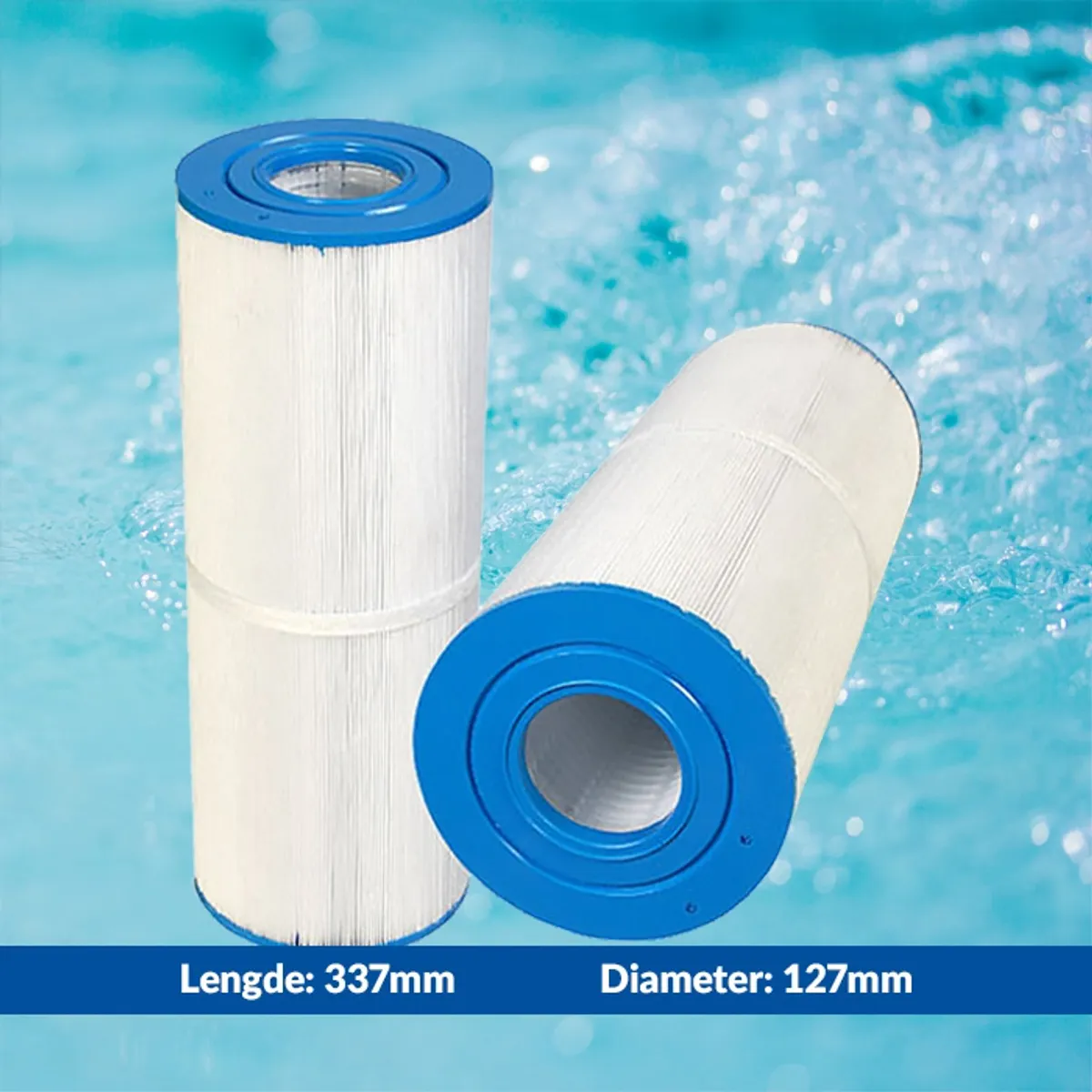Spa filter 50 sq. ft. u/ gjenger, vaskbart 